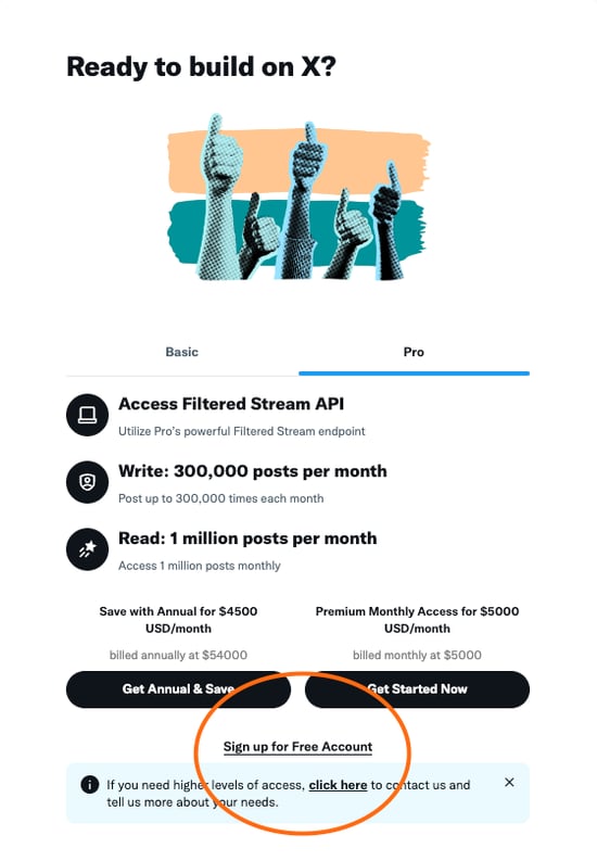 Screen for those who never created an app before